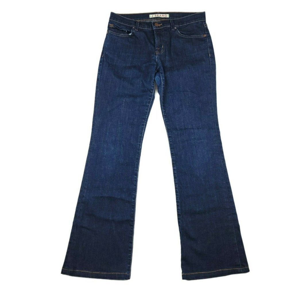 J Brand Bailey Bootcut Jeans Dark Wash Mid Rise Stretch Denim Women’s Size 26